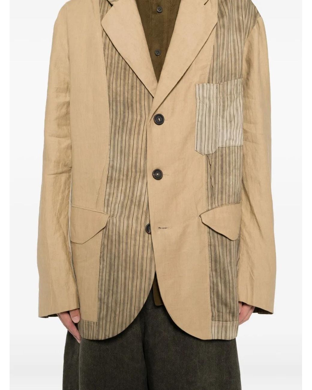 Blazer À Rayures Ziggy Chen pour homme en coloris Natural