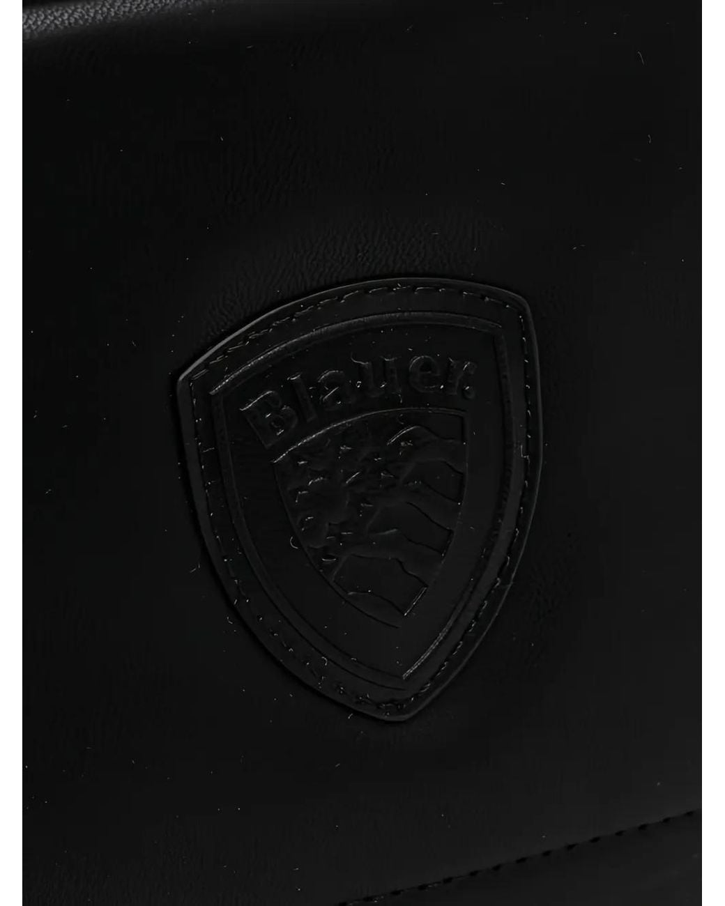 Blauer Black Logo-Detail Shoulder Bag