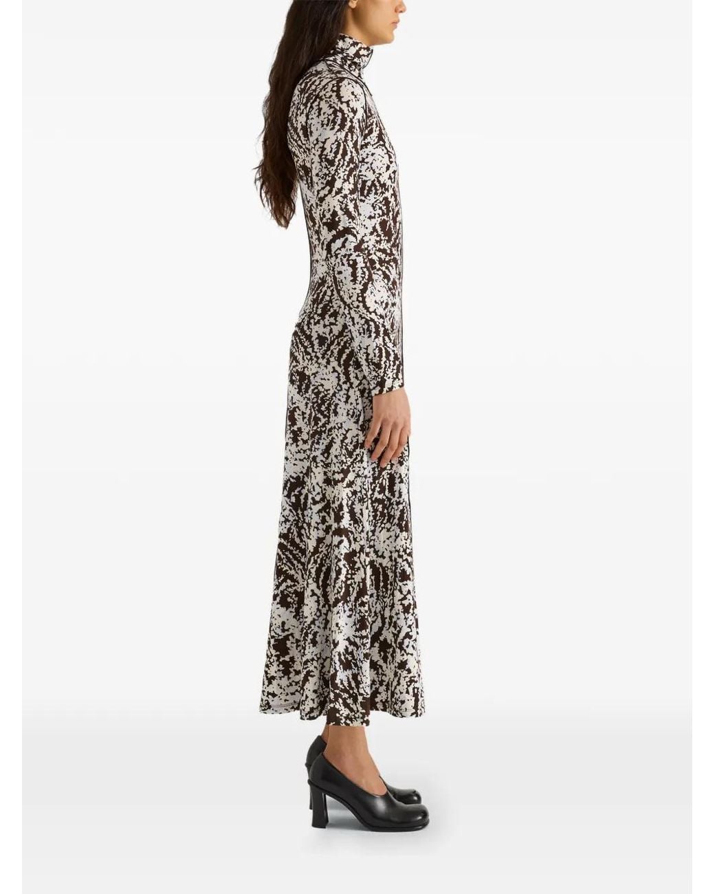 Proenza Schouler Blue Mabel Jersey Maxi Dress