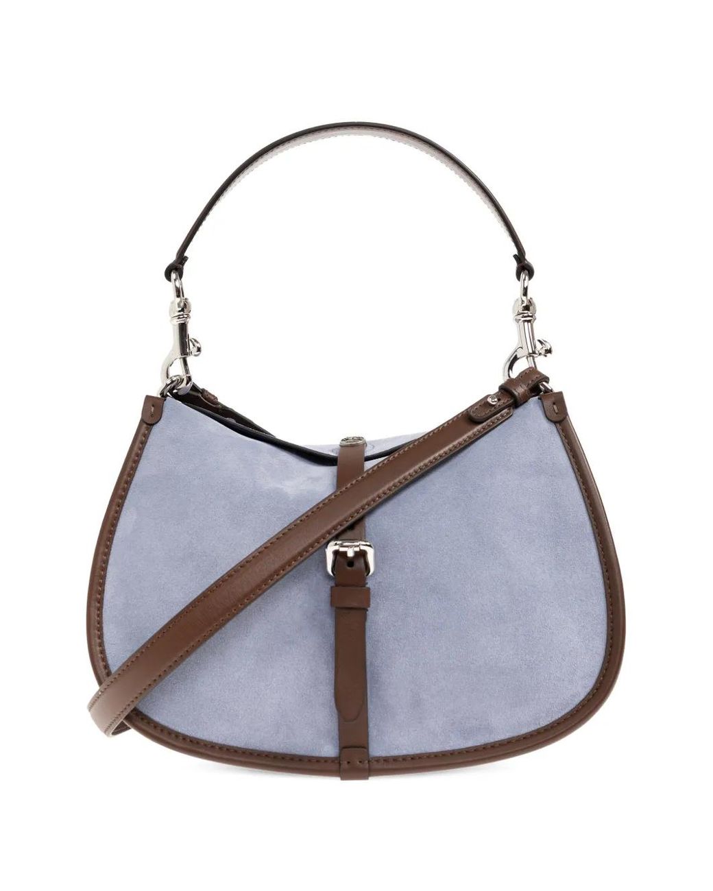 Etro Blue Buckle Strap Tote Bag