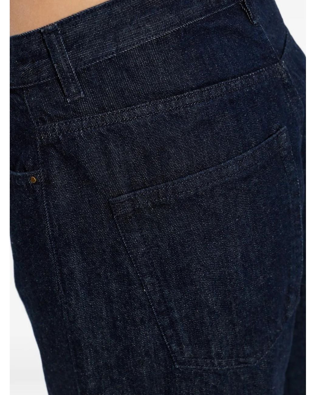 Moncler Blue Pantalon À Chevilles Resserrées