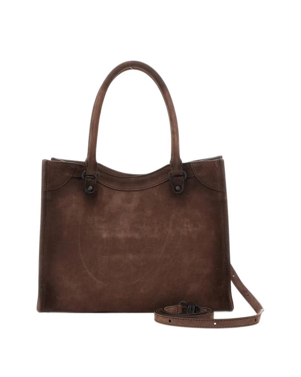 Balenciaga Brown Le City Tote Bag Mini