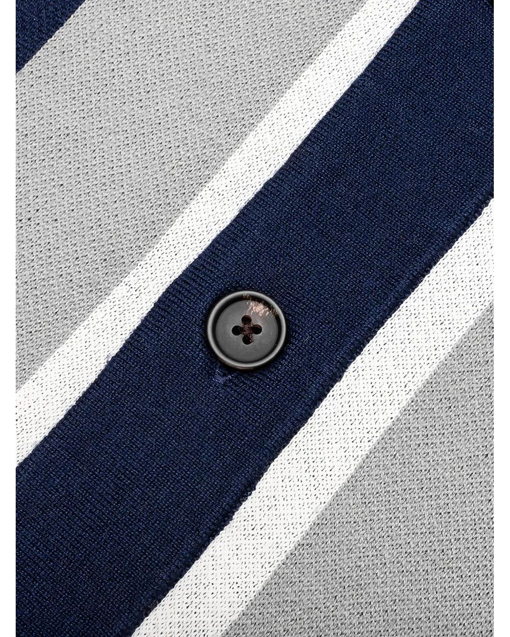 AWAKE NY Blue Knit Camp-Collar Shirt for men