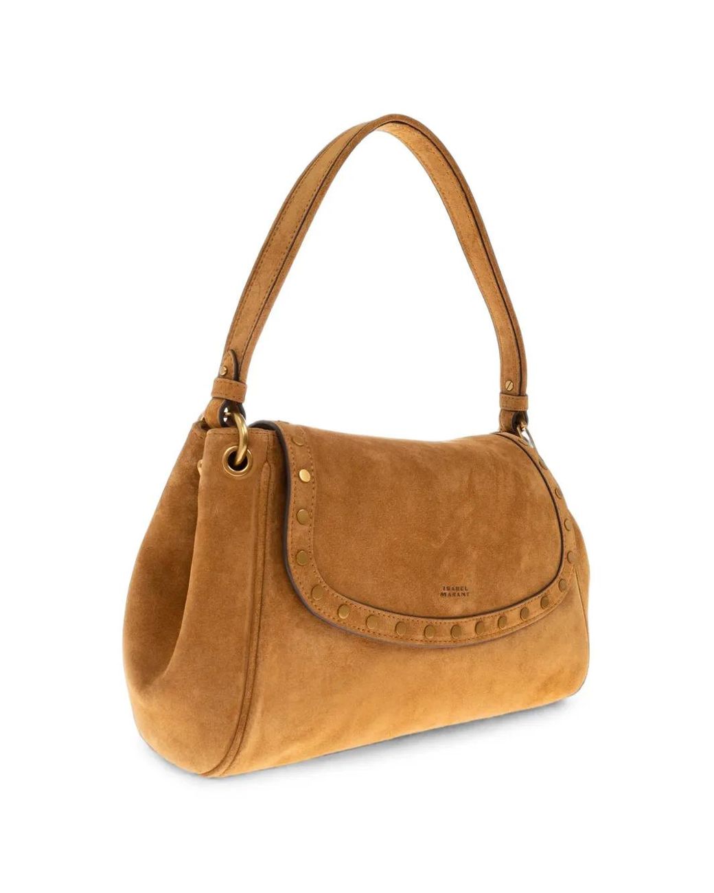 Isabel Marant Brown Chany M Suede Shoulder Bag