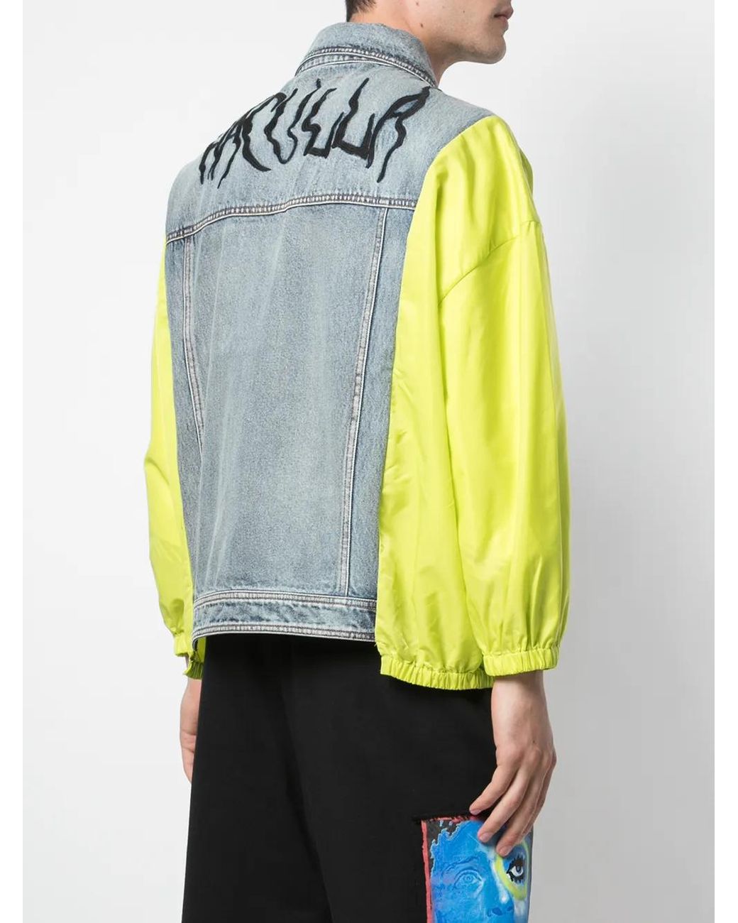 Haculla Blue Hybrid Denim Contrast Jacket for men