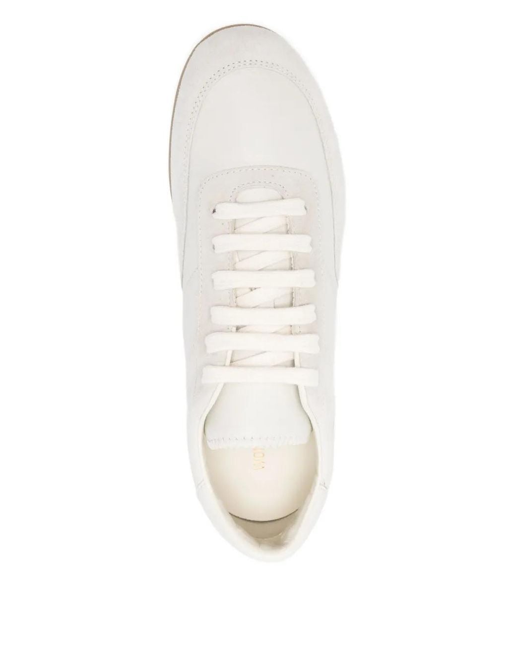 Common Projects White Sneakers Mit Wildledereinsätzen