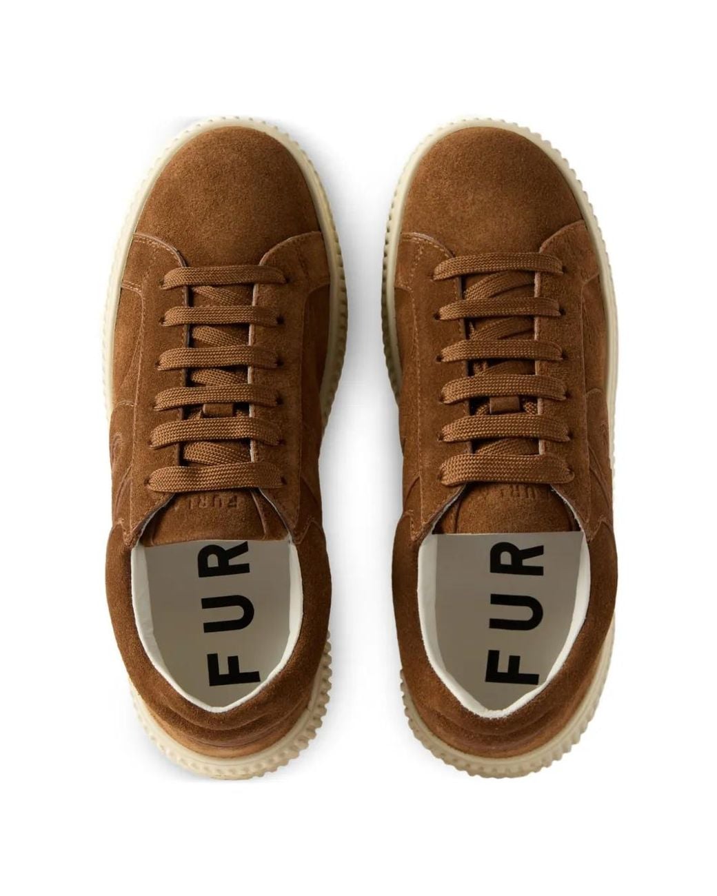 Furla Brown Sky Suede Sneakers