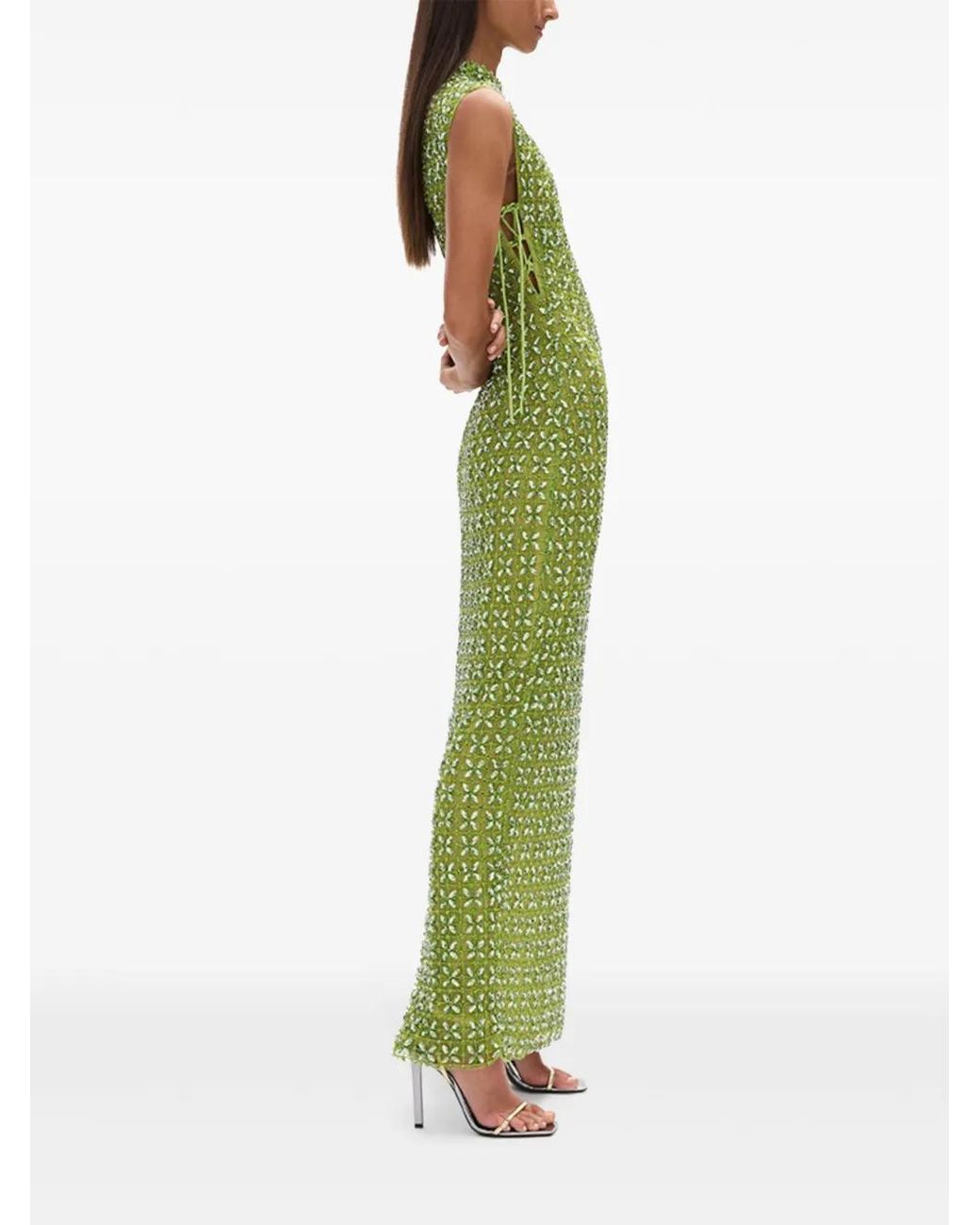 Rachel Gilbert Indi Gown in Green | Lyst
