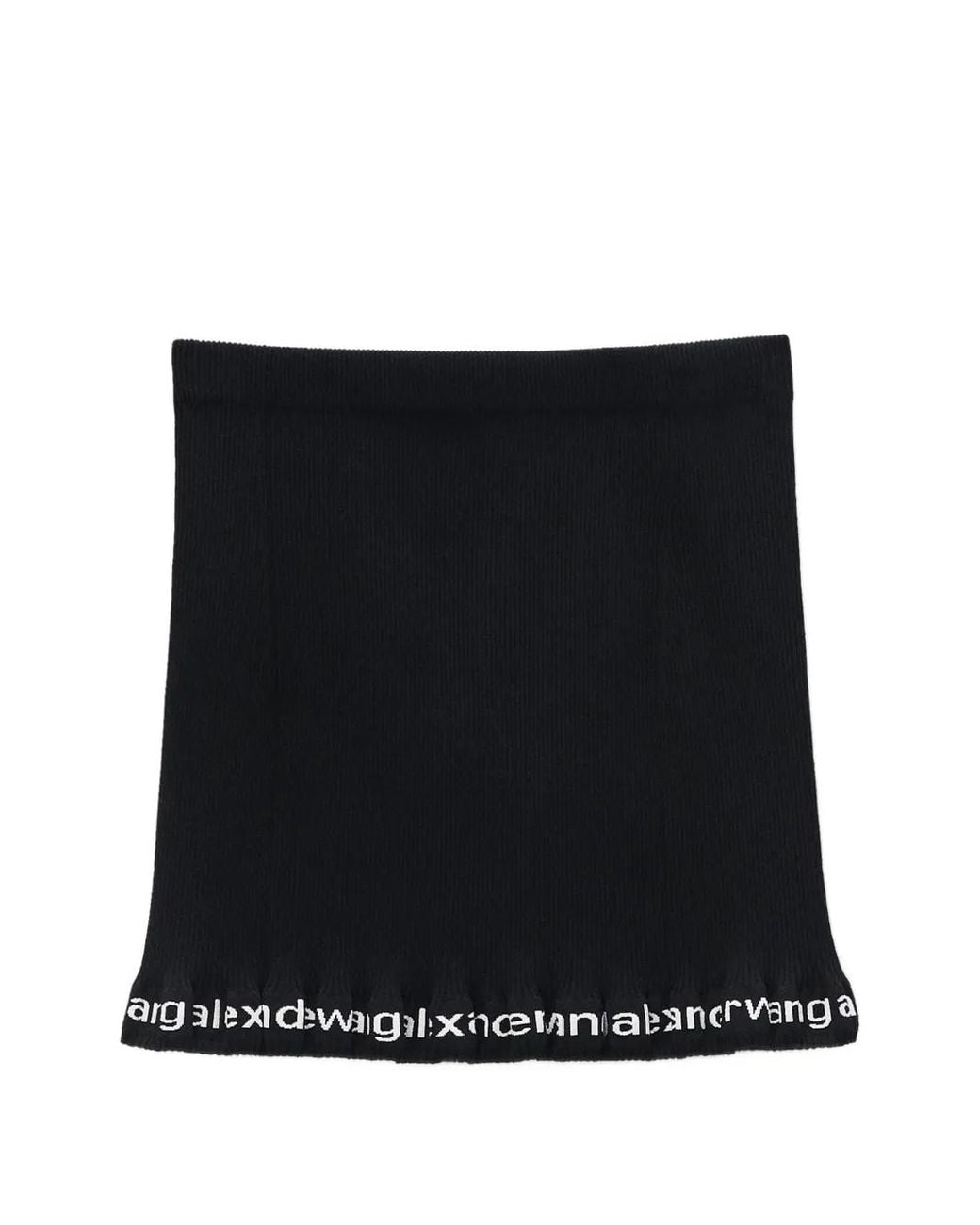 Alexander Wang Black Sleek Comfort Mini Skirt For