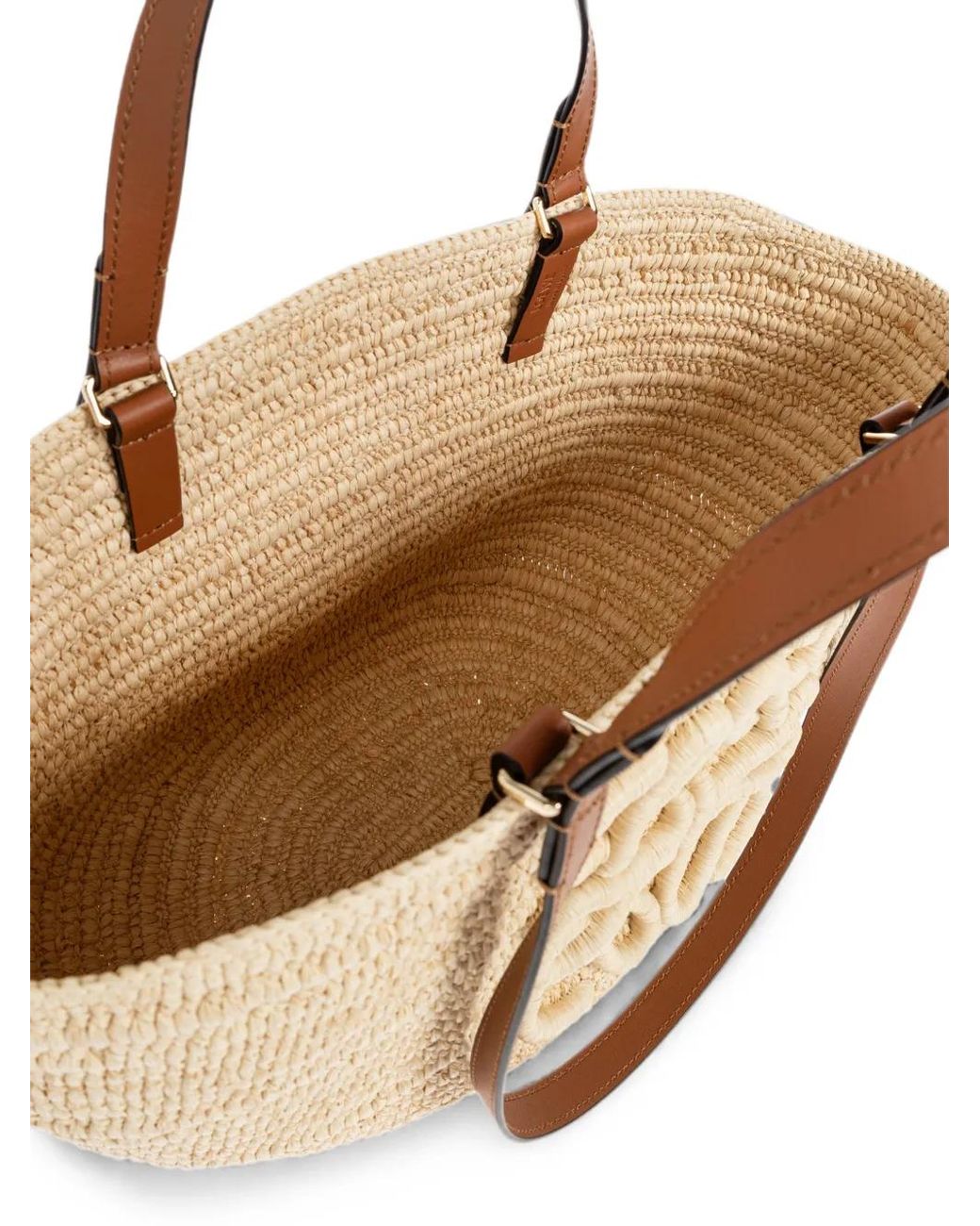 Loewe Natural Eclipse Raffia Tote Bag