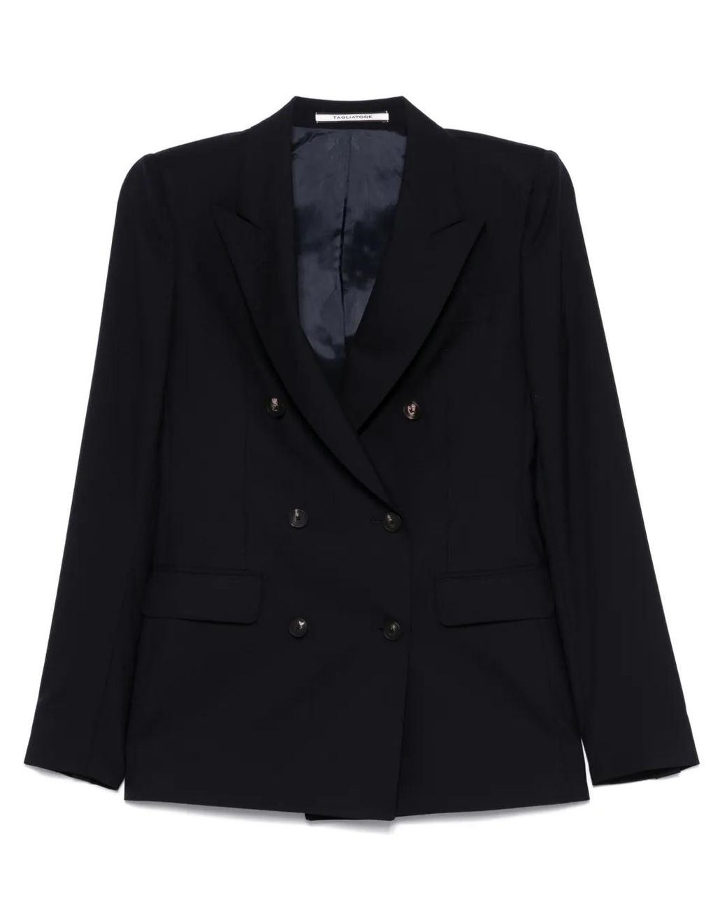 Tagliatore Blue Paris Double-Breasted Wool Blazer