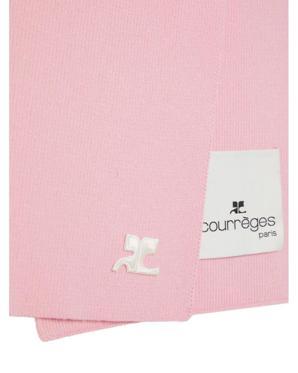 Sciarpa Con Ricamo di Courreges in Pink