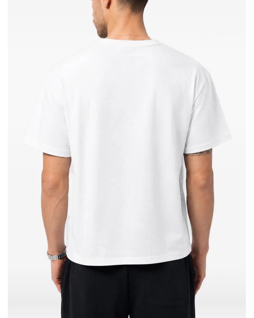 Philipp Plein White T-Shirt À Logo Imprimé for men