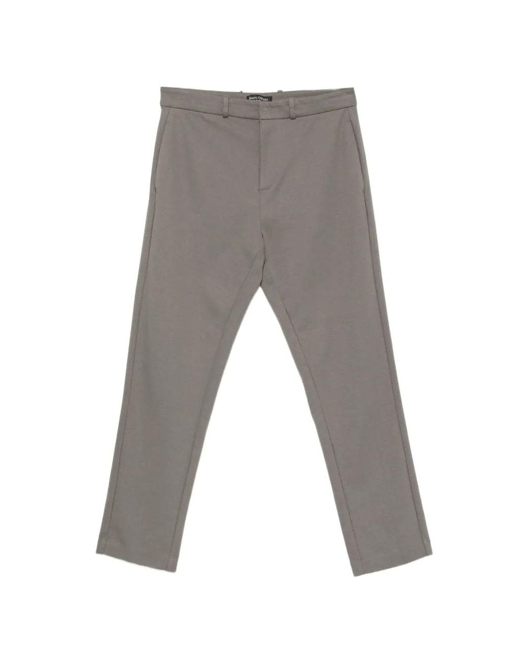 Marc O' Polo Gray Pantalon À Coupe Droite for men
