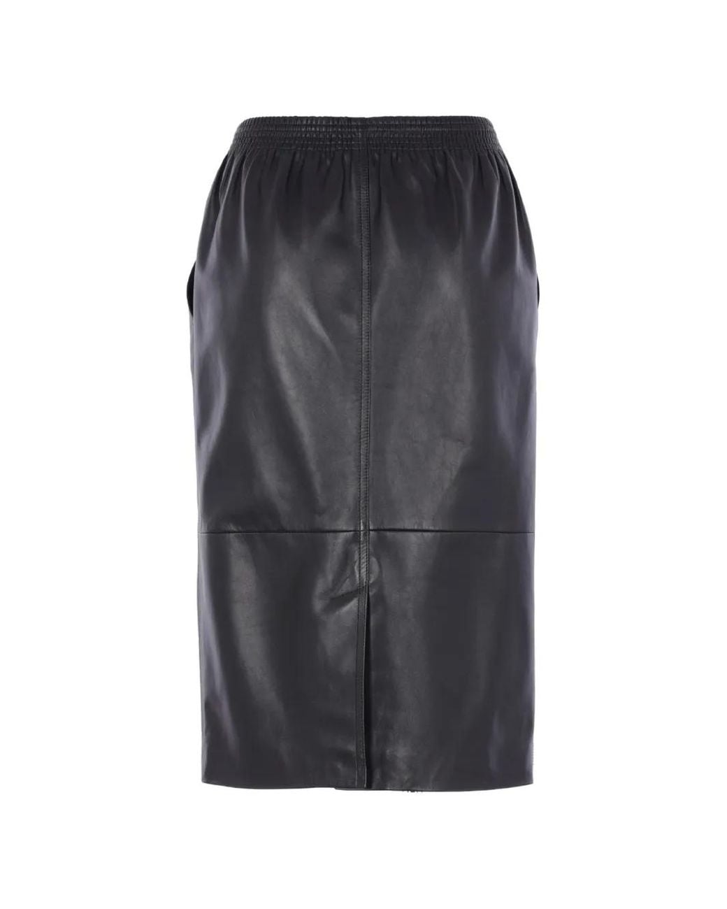 Chloé Gray Knee-Length Pencil Skirt