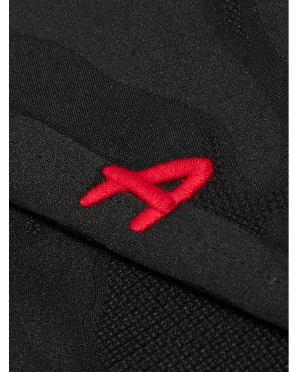 Aape By A Bathing Ape Black Embroidered Logo Shirt for men