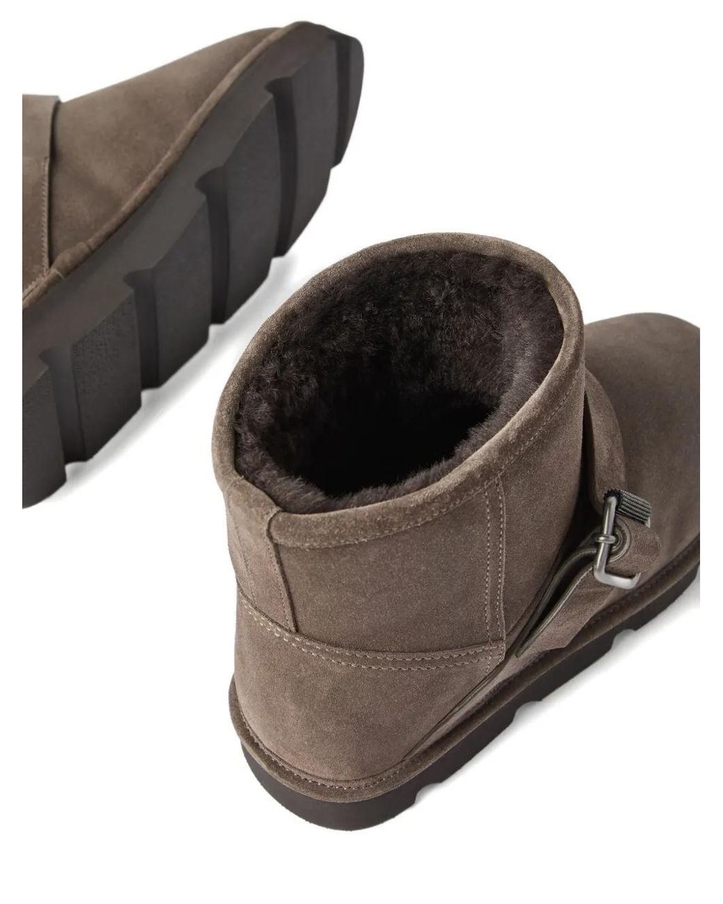 Brunello Cucinelli Brown Calf Leather Boots