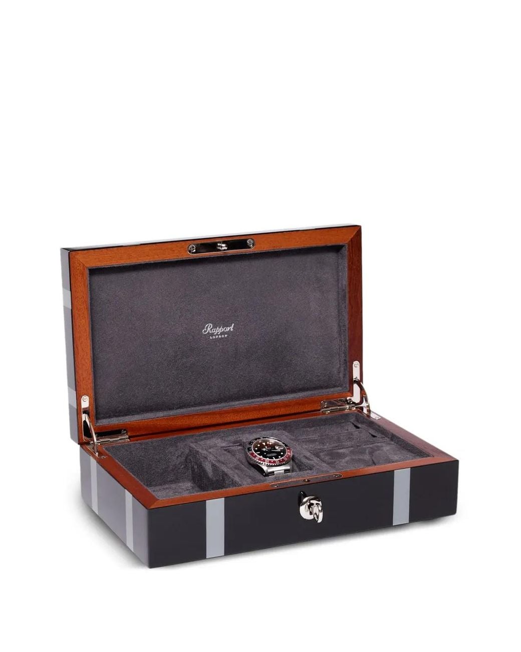 Rapport Black Carnaby Watch And Accessory Box