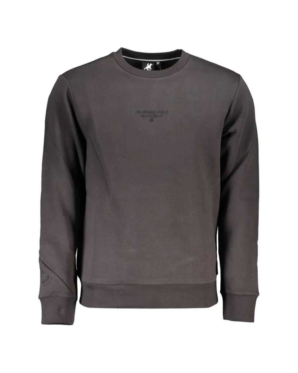U.S. Grand Gray Logo-Print Sweatshirt for men