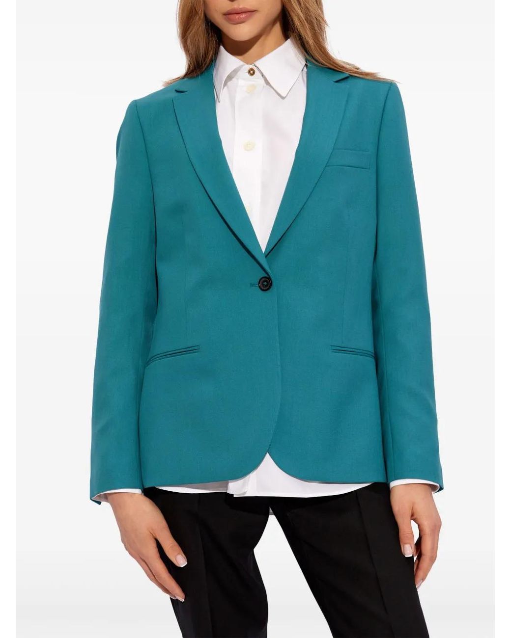 Paul Smith Blue Woolen Blazer