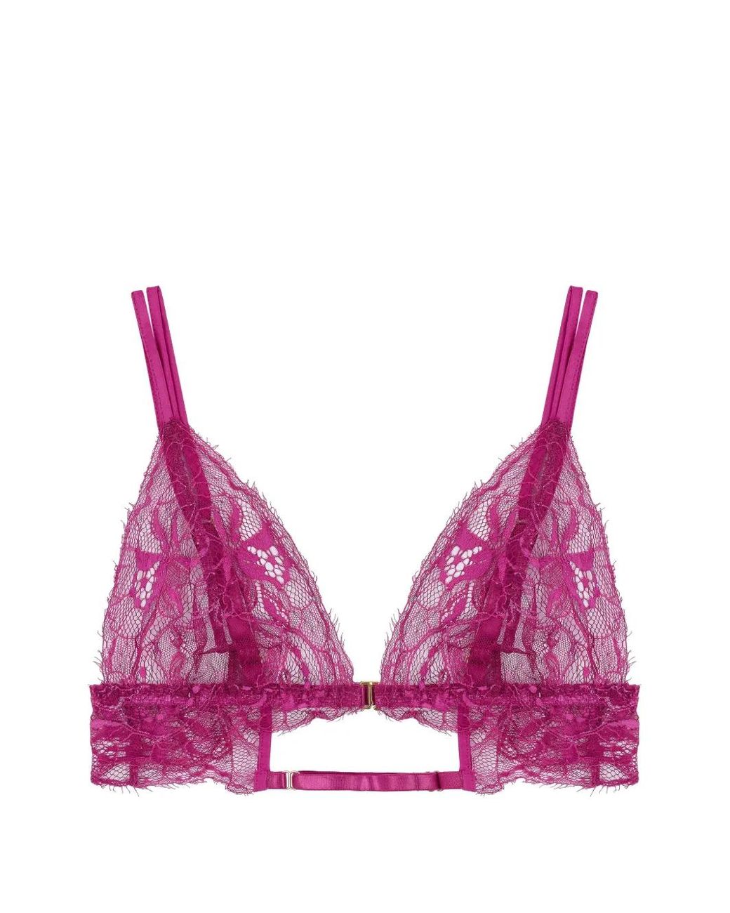 Fleur Of England Purple Paloma Lace Bra