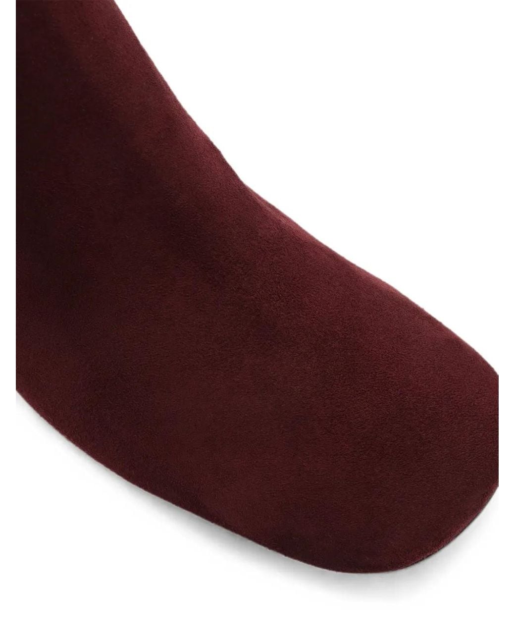 Sergio Rossi Red Convex Knee-High Boots