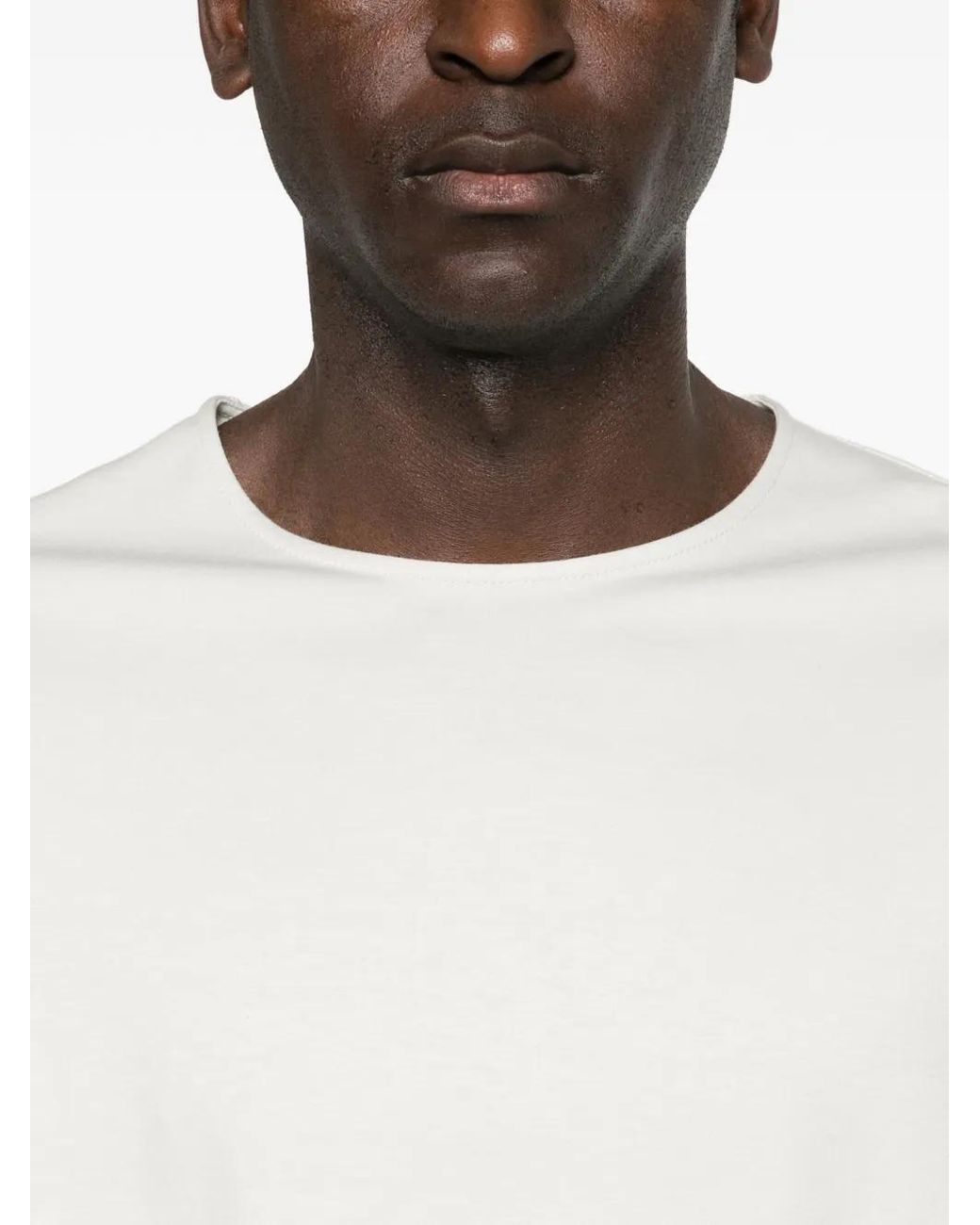 Lemaire White Long-Sleeve T-Shirt for men