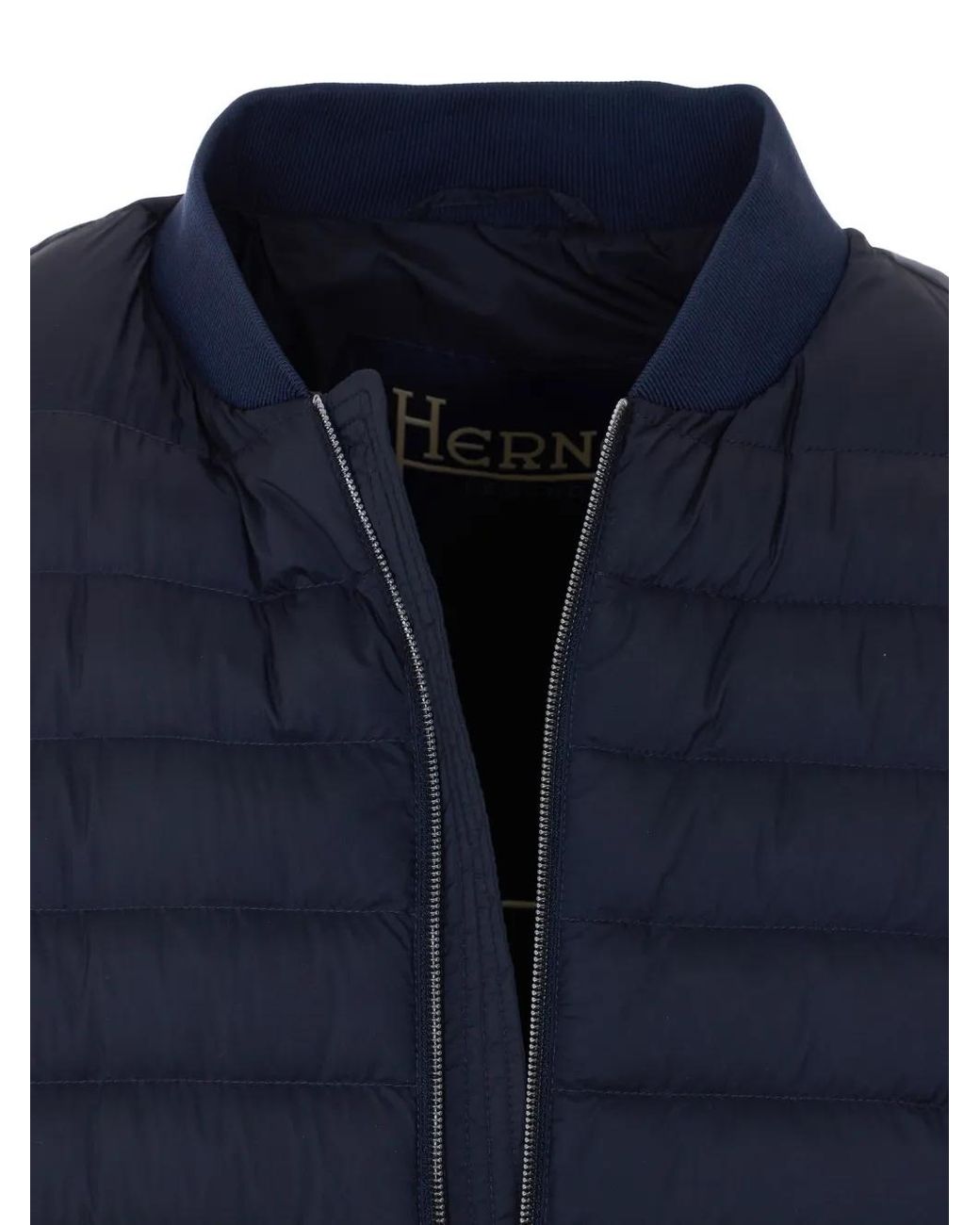Bomber Con Zip di Herno in Blue da Uomo