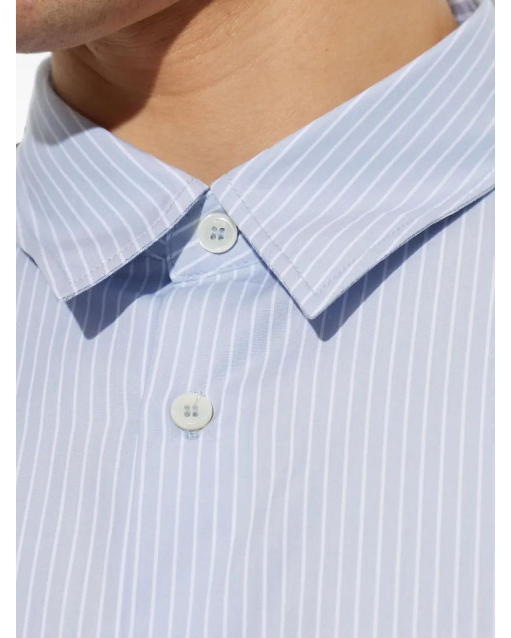 Camisa A Rayas A.P.C. de hombre de color Blue