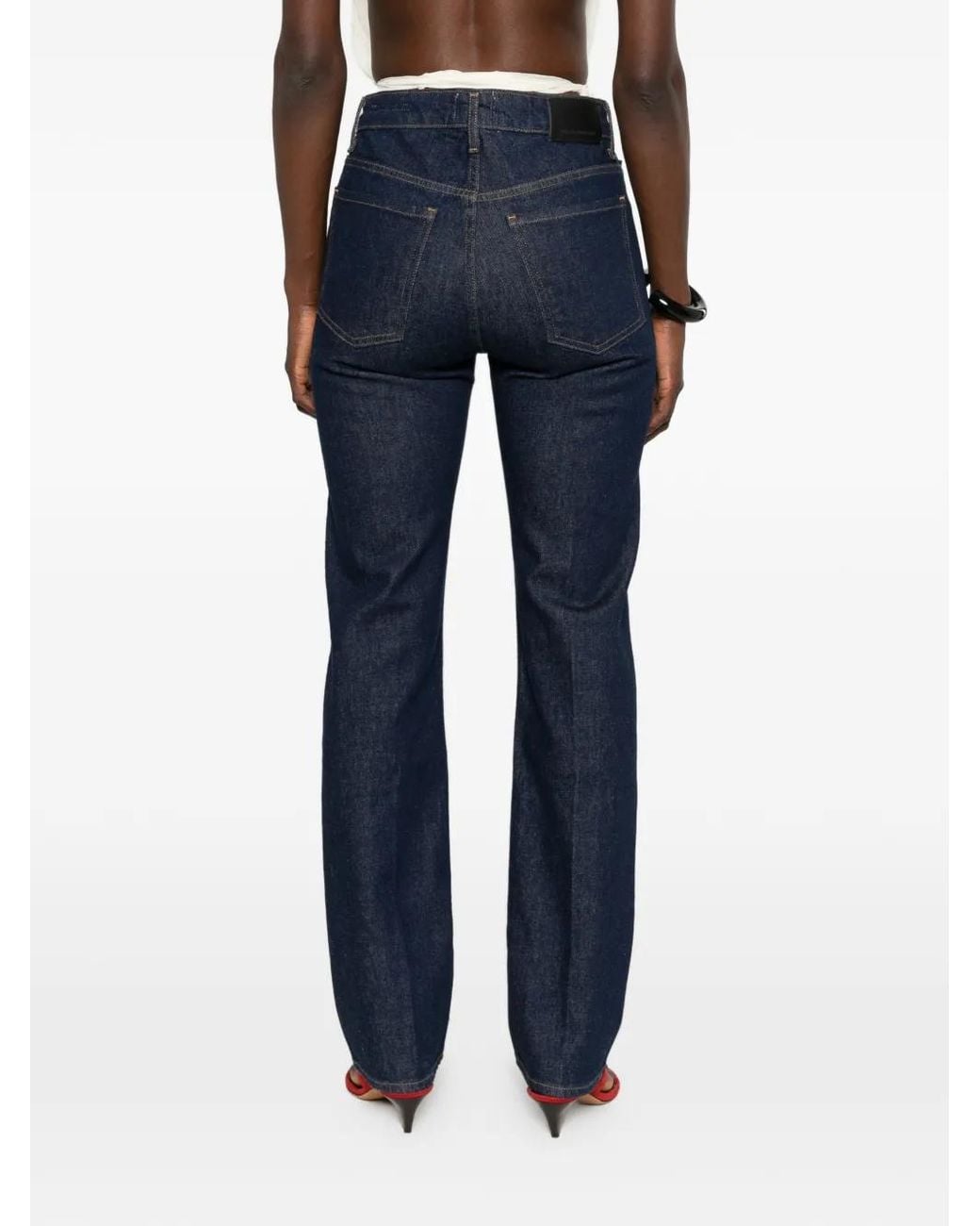 Citizens of Humanity Blue Zurie Straight-Leg Jeans