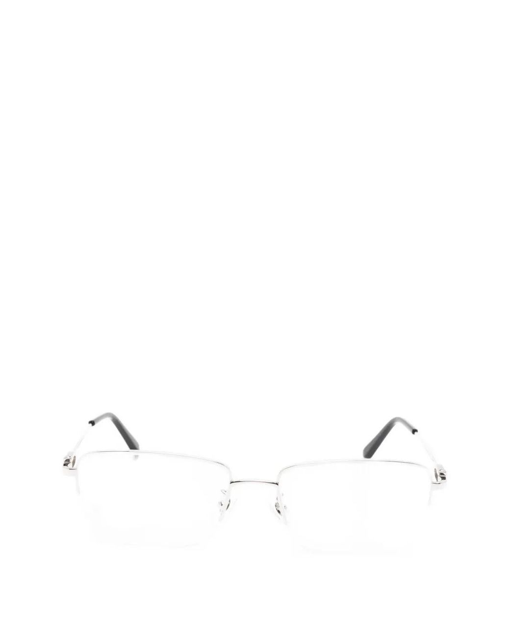 Cartier Natural Brille Mit Eckigem Gestell