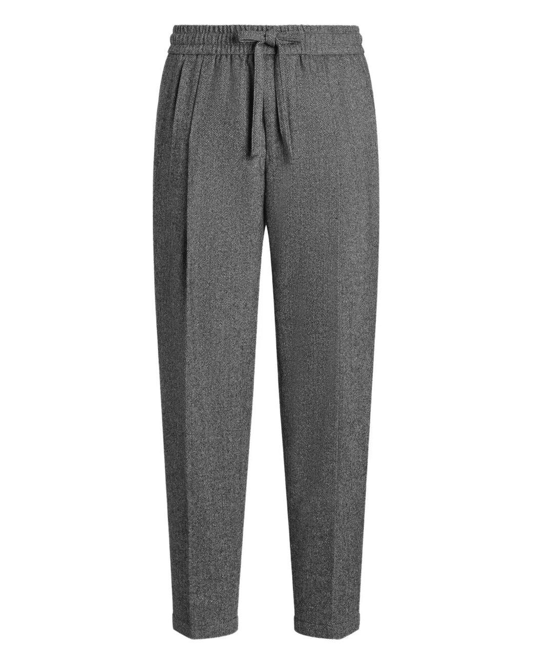 Dolce & Gabbana Gray Trousers for men