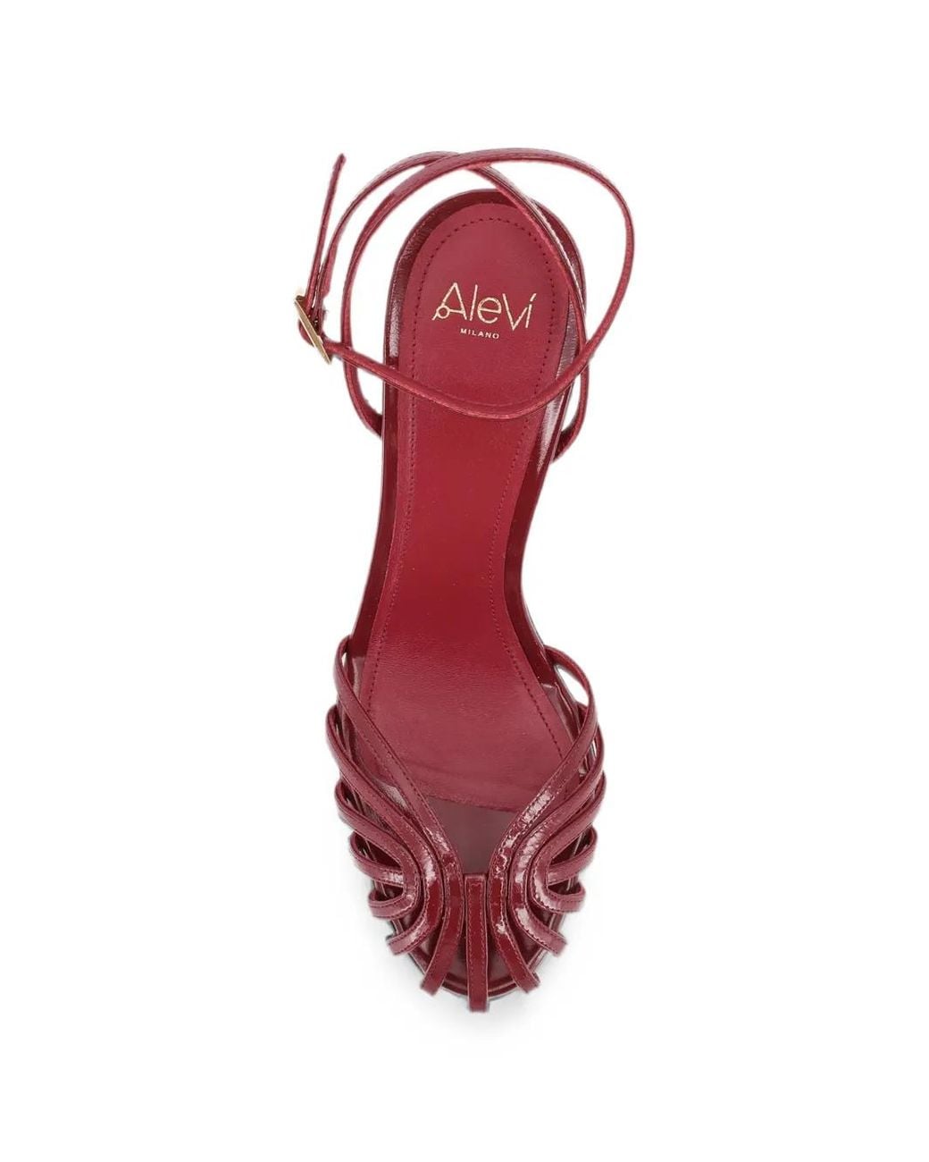 ALEVI Pink Blake Patent Leather Sandals