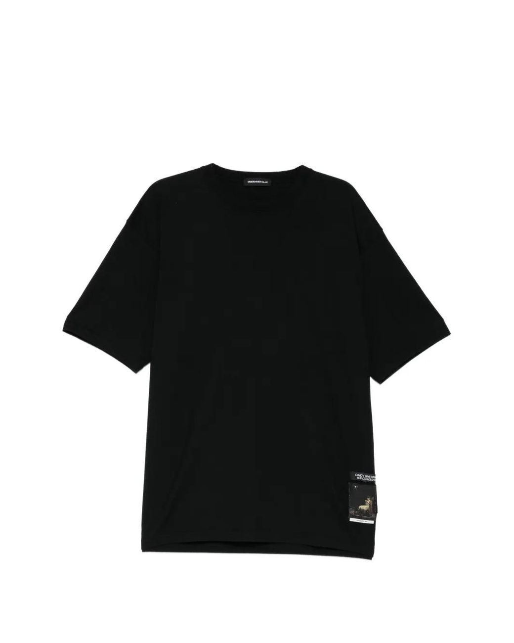 Undercover Black T-Shirt Cindy Sherman À Patch Logo for men
