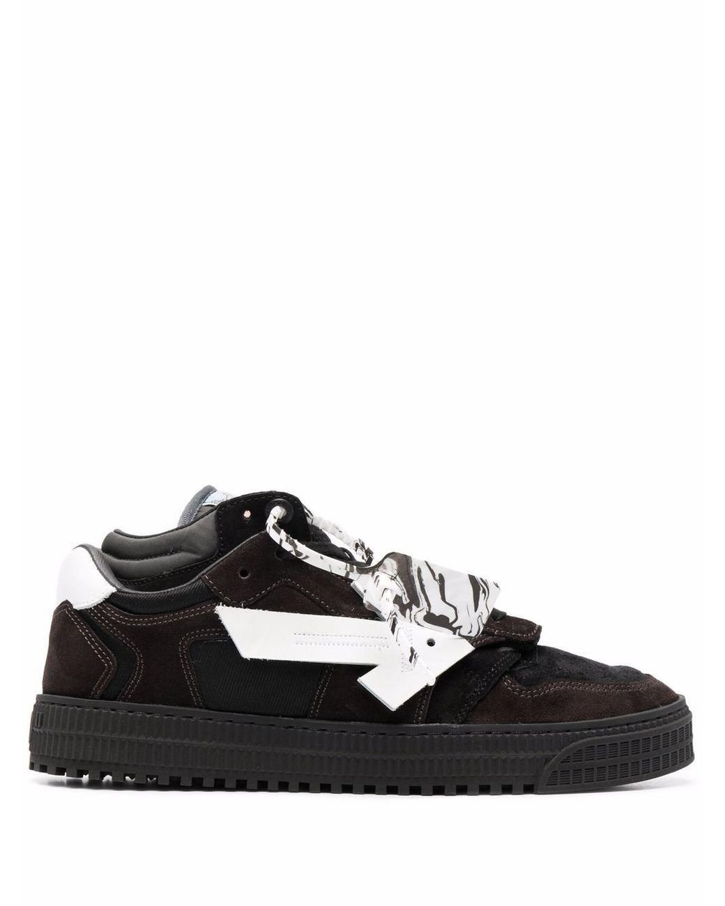 Off-White c/o Virgil Abloh Floating Arrow Low-top Sneakers in Black for Men  | Lyst