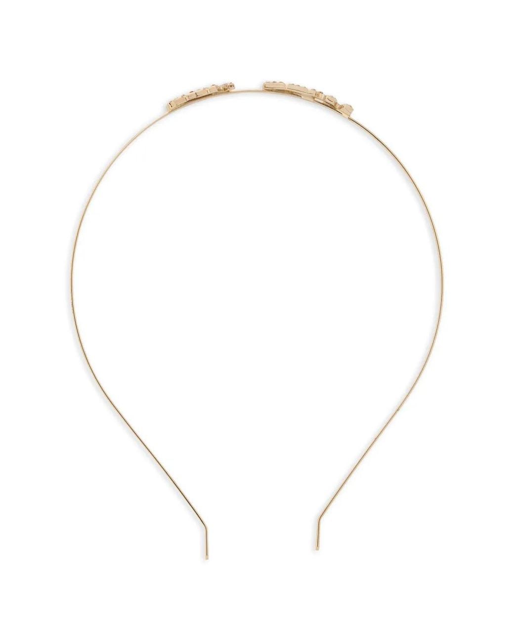 Red(v) White Embellished Headband
