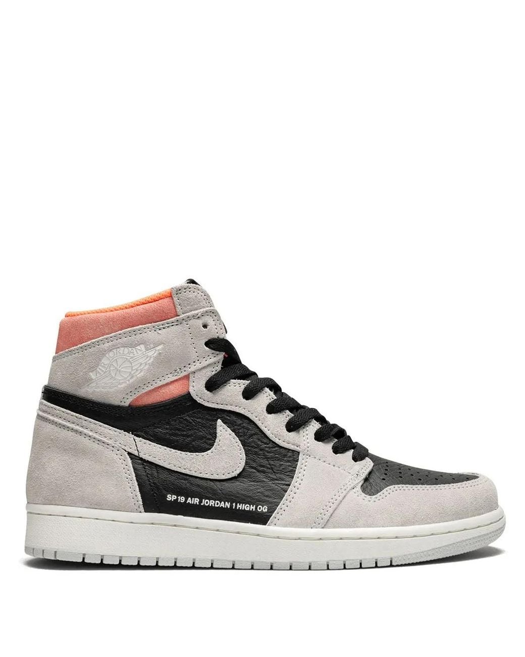 Nike Multicolor Air 1 Retro High Og "Neutral/Hyper Crimson" Sneakers