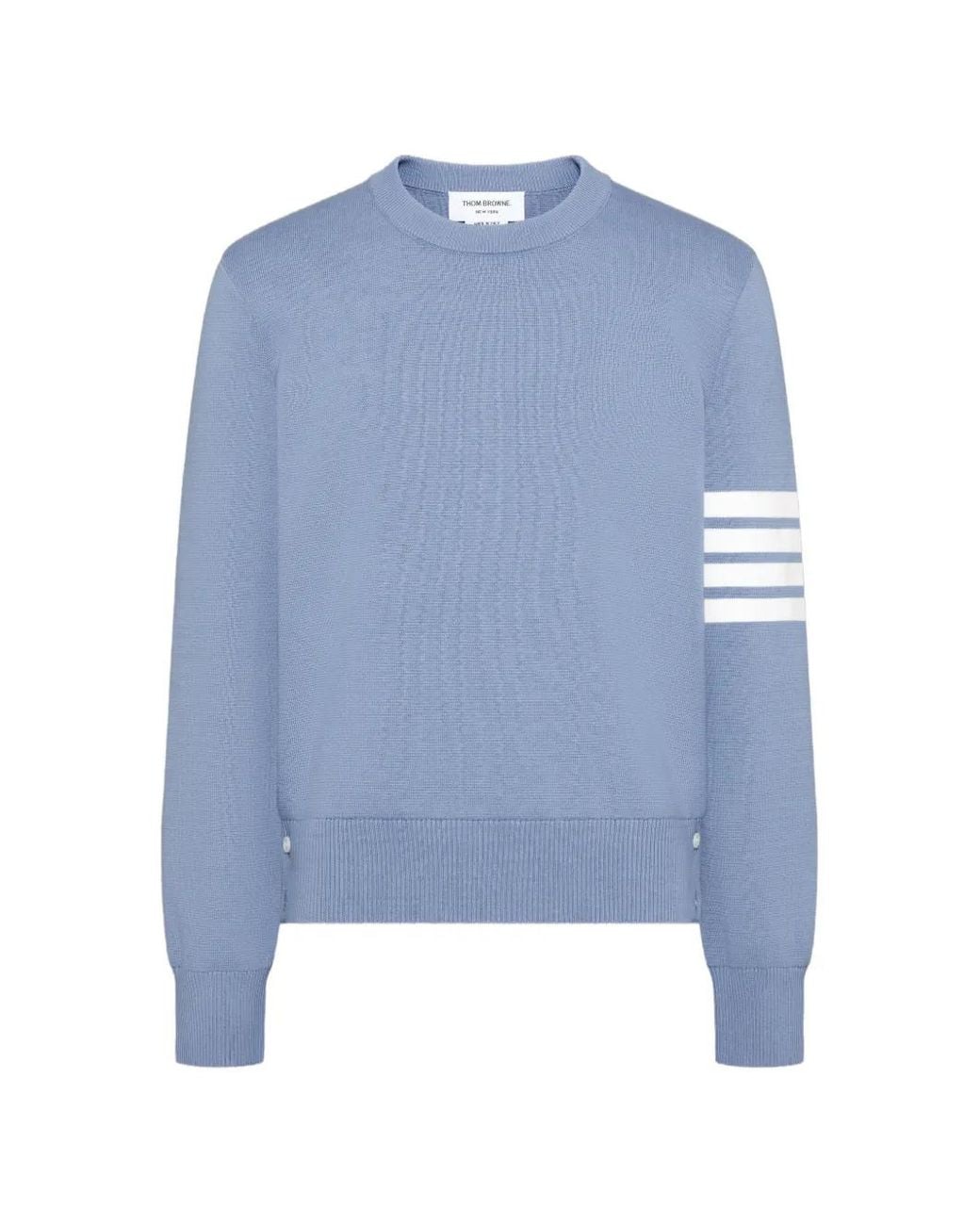 Thom Browne Pullover Mit 4-Streifen-Logo in Black für Herren