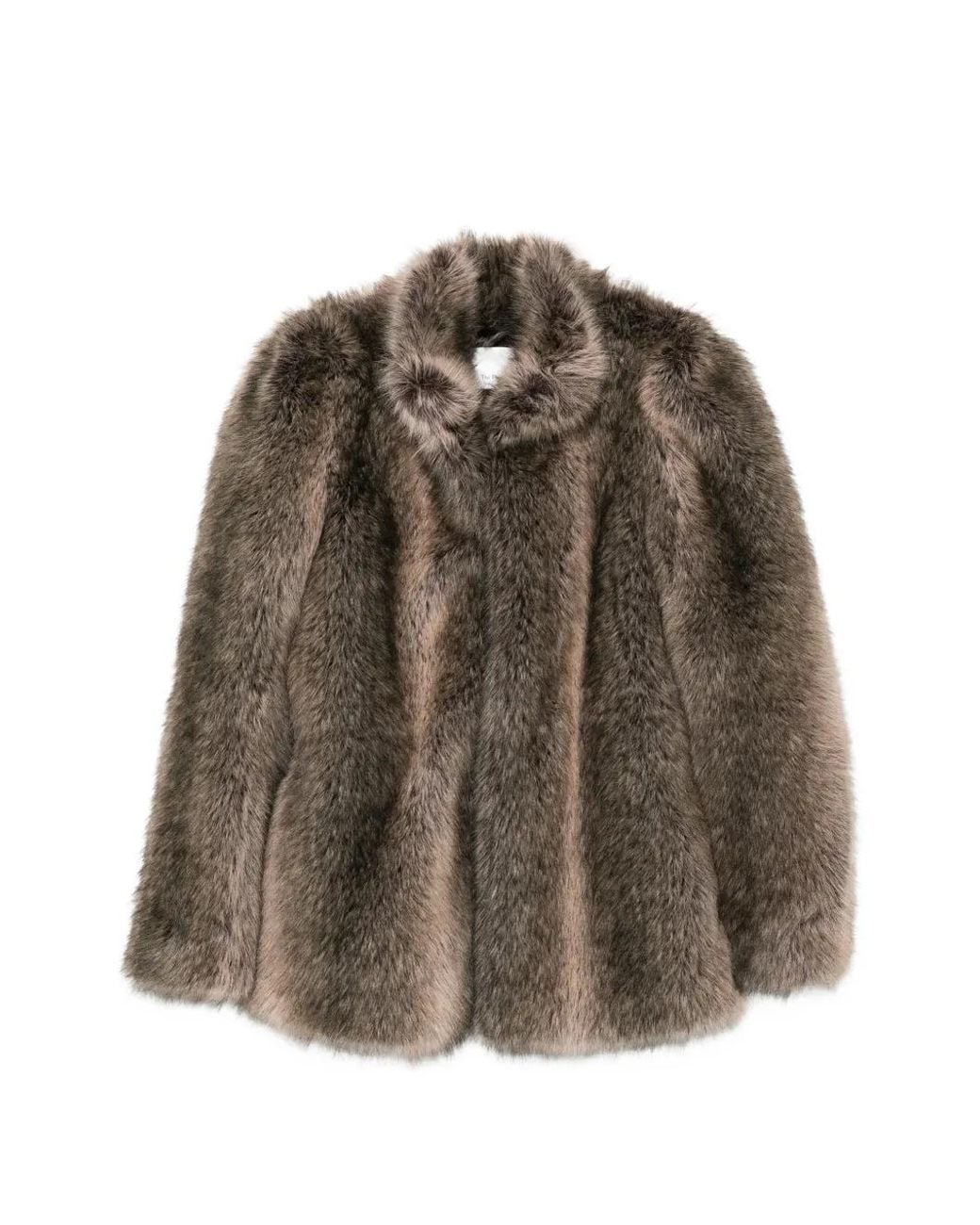Frankie Shop Brown Delia Padded-Shoulder Jacket
