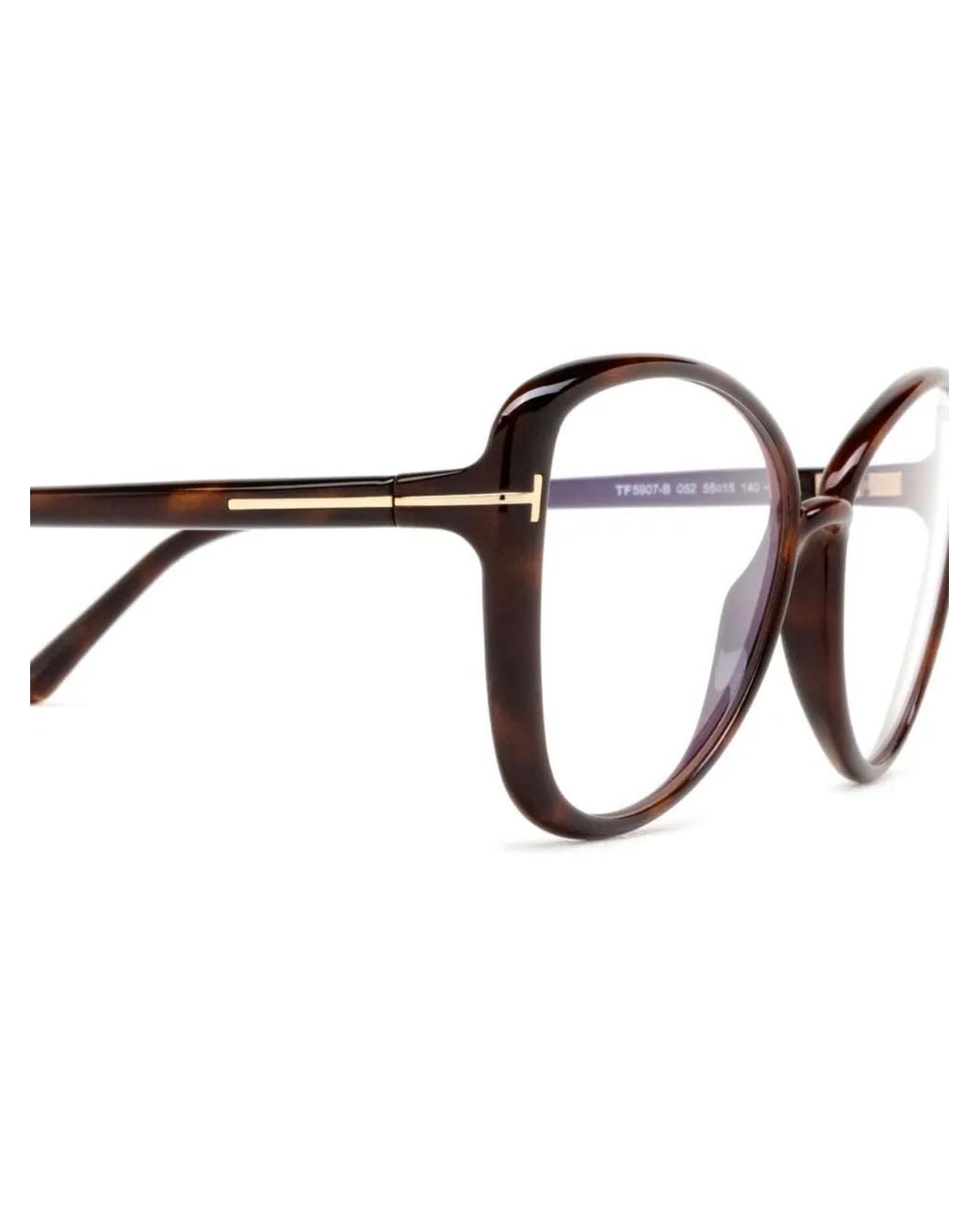 Tom Ford Brown Cat-Eye Glasses
