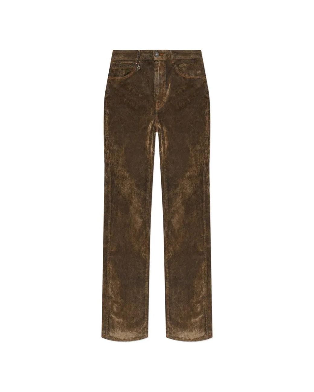 Amiri Natural Flock Cut Jeans