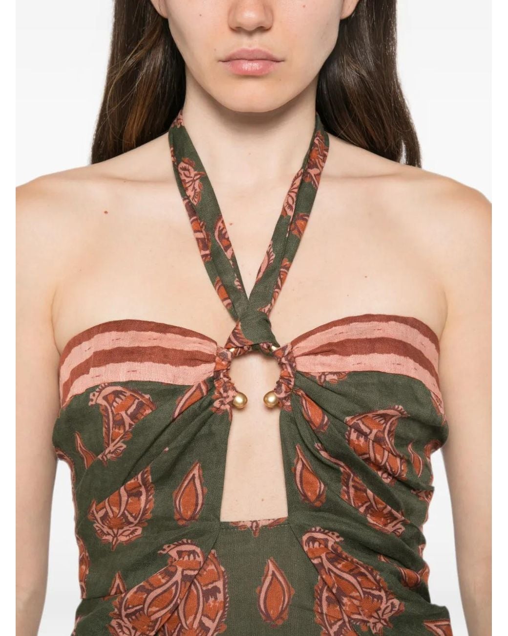 Johanna Ortiz Natural Desert Heart Dress