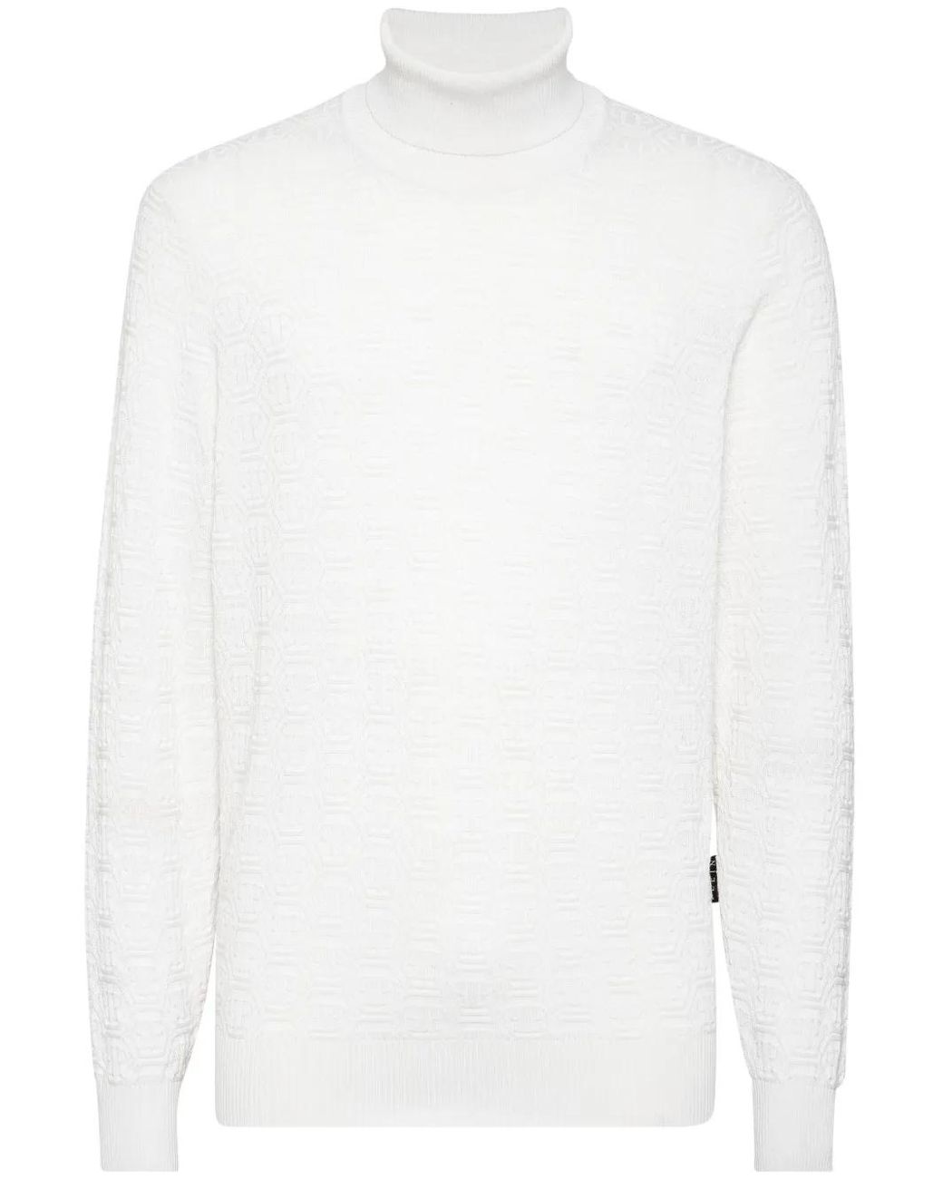 Sudadera Con Monograma Philipp Plein de hombre de color White