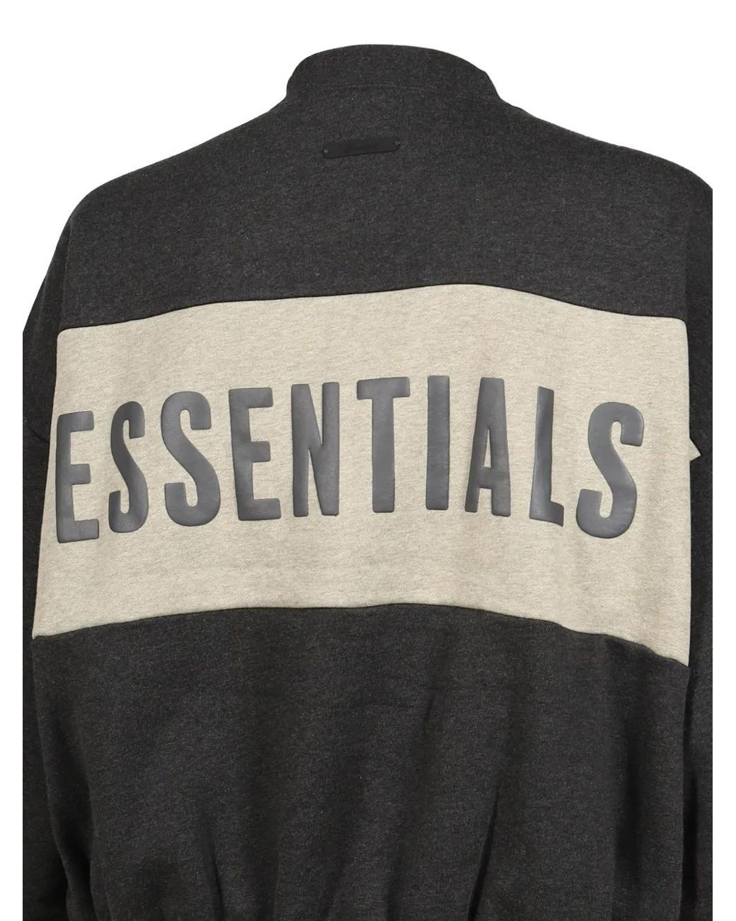 Sudadera A Paneles Essentials de hombre de color Black