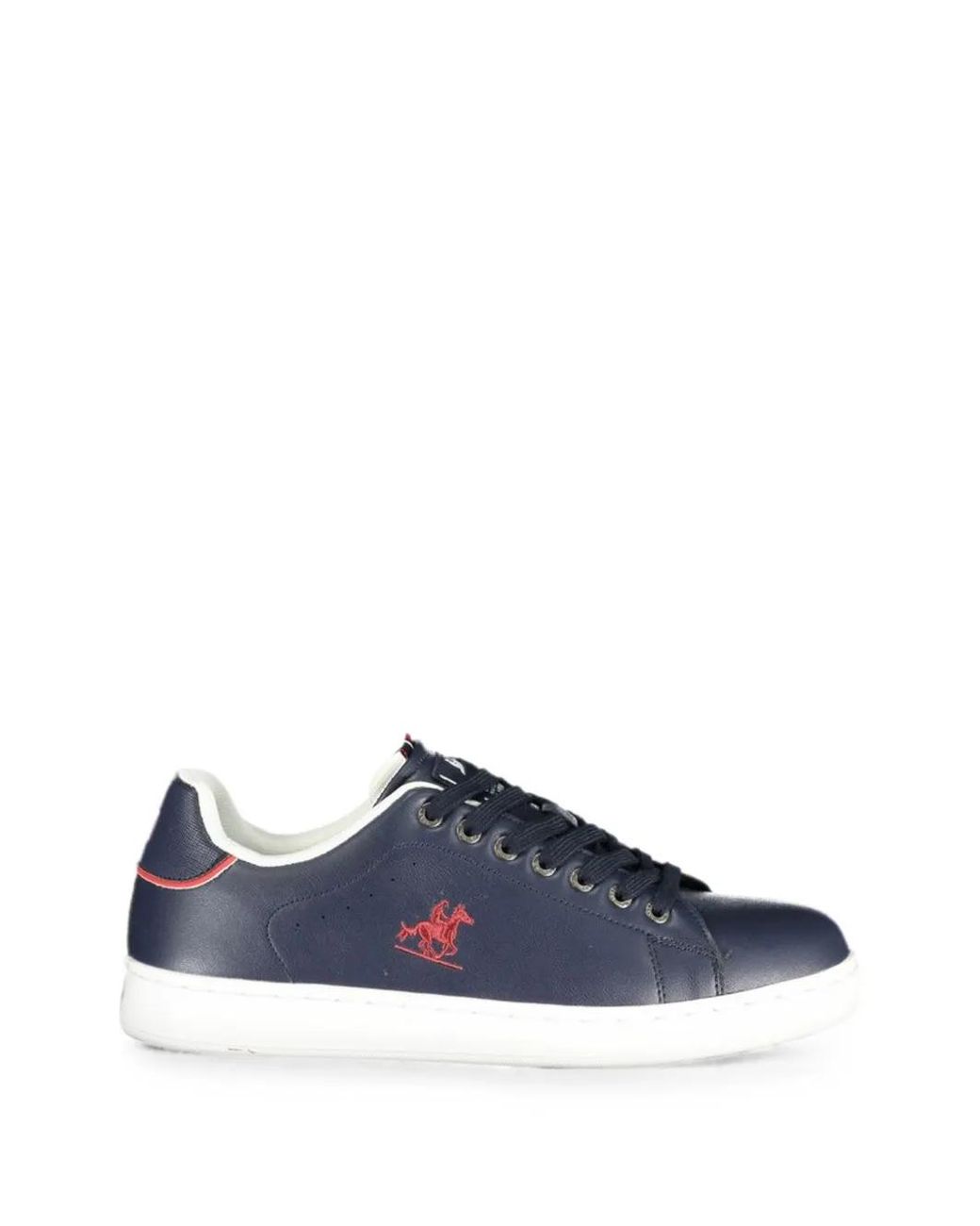 U.S. Grand Blue Logo-Embroidered Lace-Up Sneakers for men