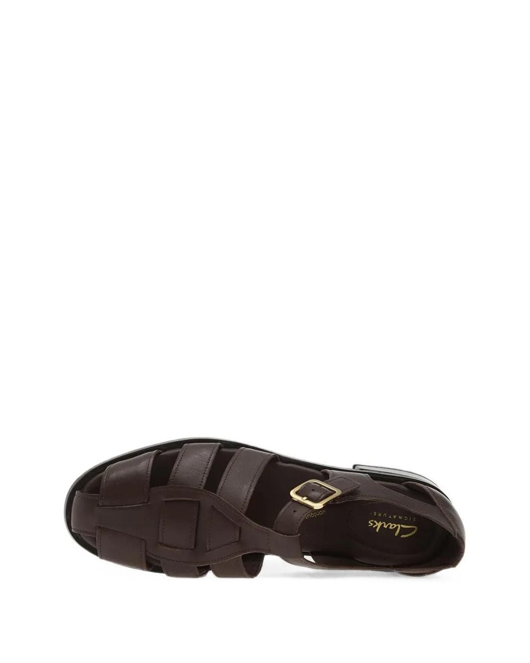 Clarks Brown Hana Sun Cage-Style Sandals
