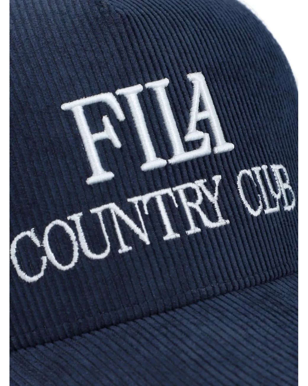 Fila Blue Corduroy Mesh-Back Cap