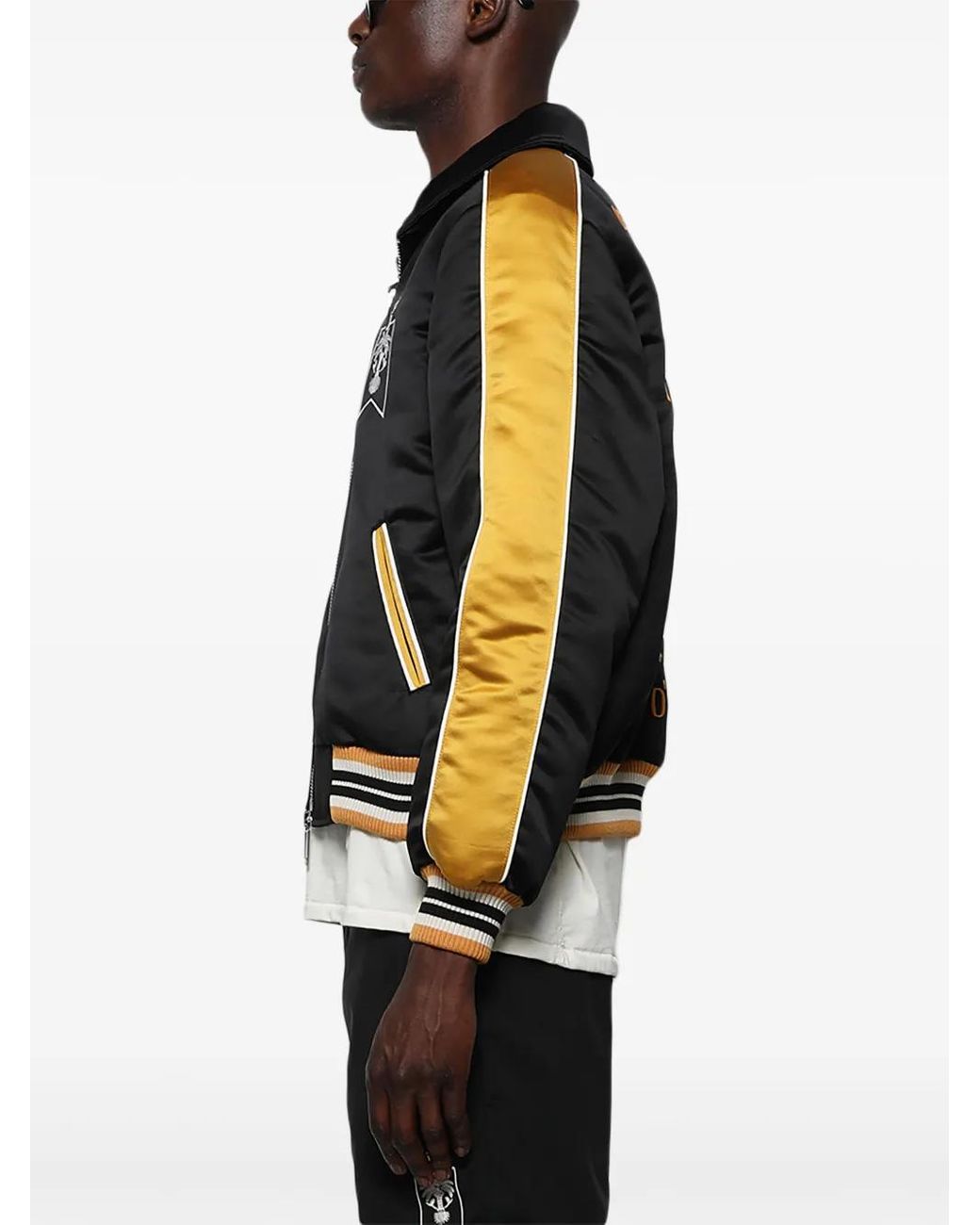 Rhude Black Le Solei Bomber for men