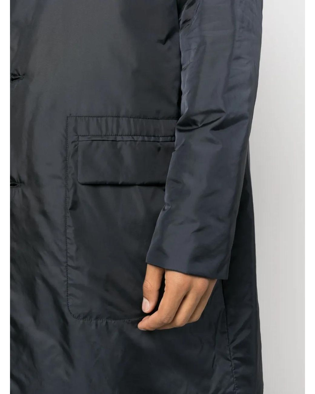 Aspesi Gefütterter Mantel in Blue für Herren