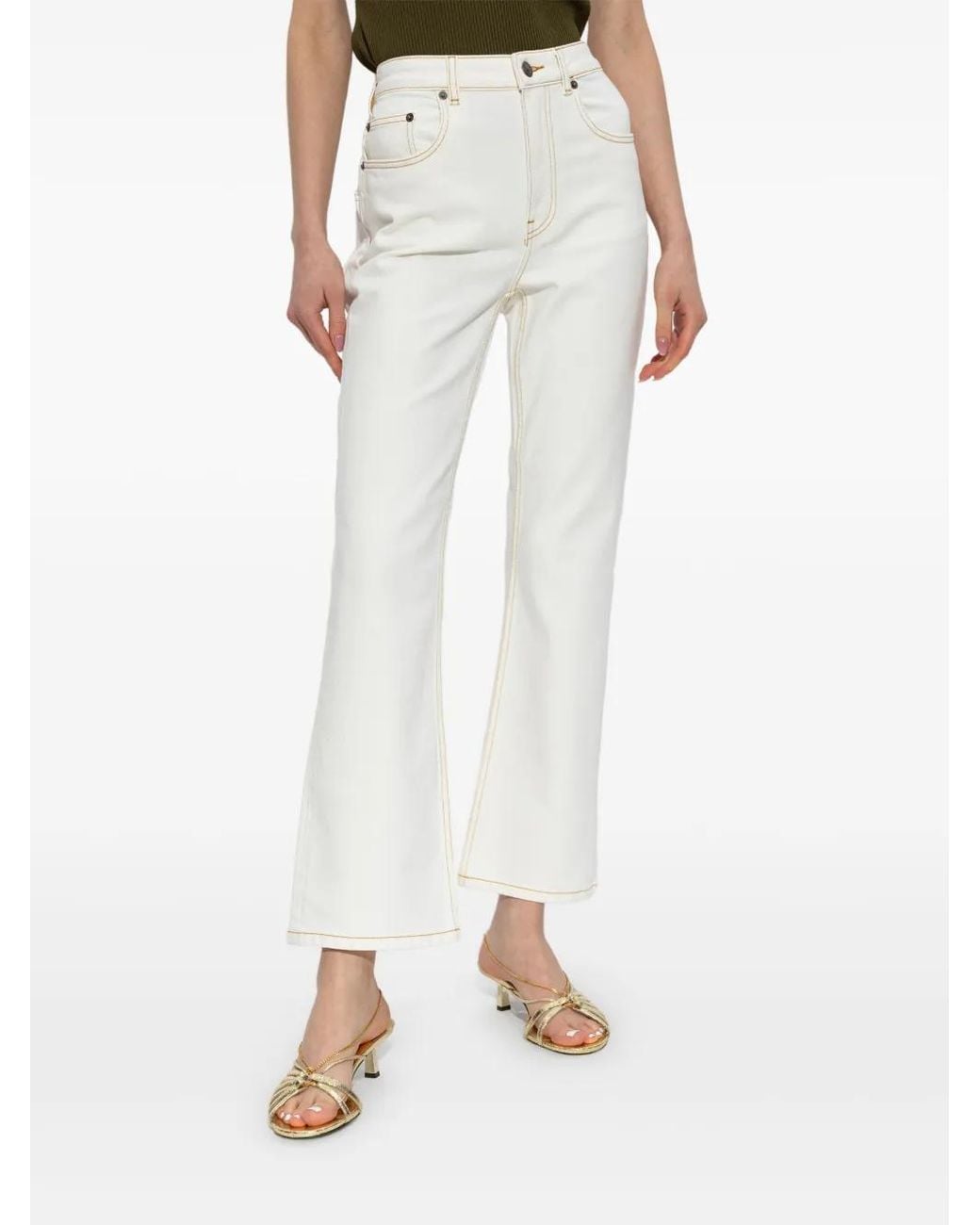 Tory Burch White Jeans